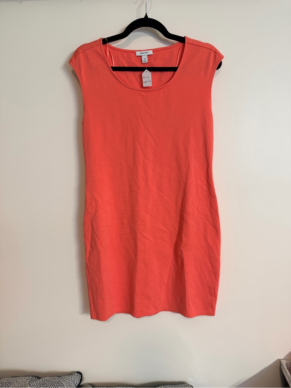 Nine West Coral Sleeveless Dress